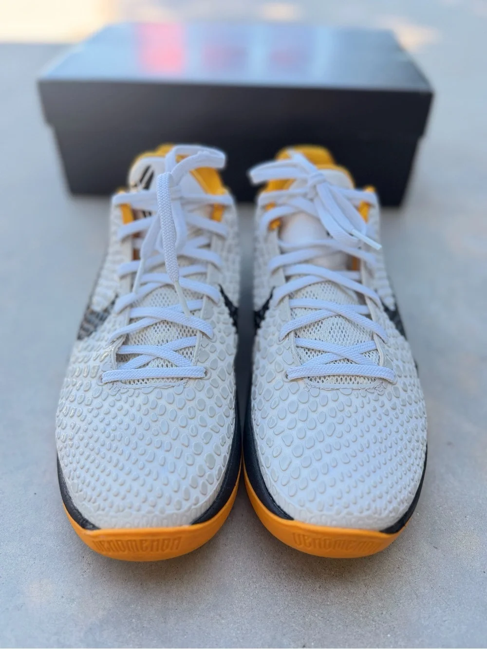 Nike Kobe 6 Protro Playoff Pack White Del Sol Shoes sz 8